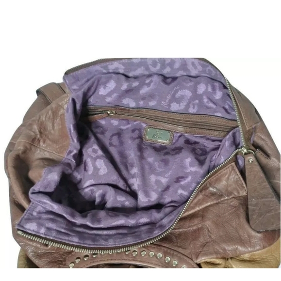 GUESS By Marciano Leather Extra Large Handbag Tote Studs details - Picture 10 of 10